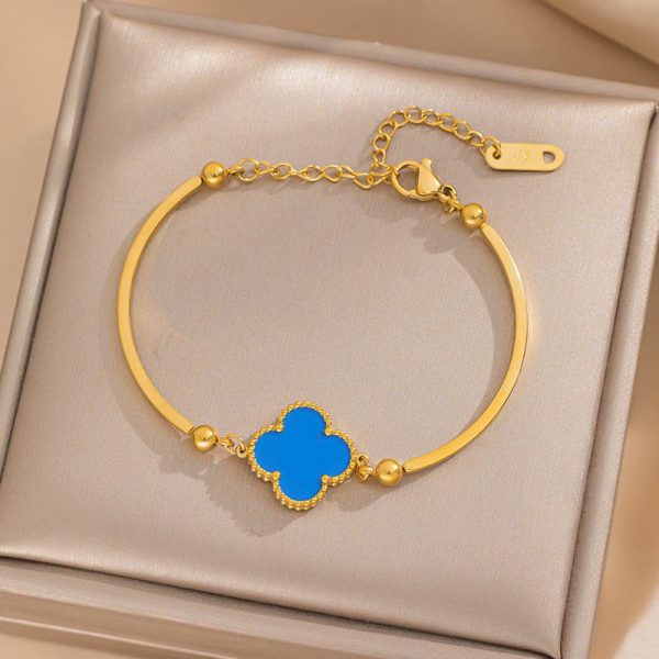 Classic Clover Micro Inlaid Versatile Bracelet